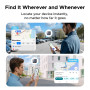 UGREEN FineTrack Duo Tag Traceur Fonctionne avec iOS Find My et Android Find Hub Recharge USB C Localisateur Objets Bluetooth po