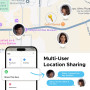 UGREEN FineTrack Duo Tag Traceur Fonctionne avec iOS Find My et Android Find Hub Recharge USB C Localisateur Objets Bluetooth po