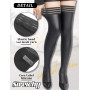 ohyeahlady Bas Sexy Femme Erotique Autofixant Hot Smili Cuir Bas Pour Porte-Jarretelles Femme Collant Grande Taille Cuissardes H