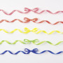 Rubans Satin NEON Multicolores - 5 Rouleaux de 4 m pour Décoration et Cadeaux