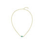 Collier en Chaîne Lacoste ARTHOR en Acier Inoxydable avec Or Jaune et Cristaux