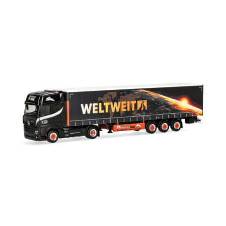 Miniature Camion Mercedes-Benz Actros L 18 Gigaspace - Ferntrans Haas 1:87