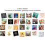 Carte d'anniversaire premium avec enveloppe - Edition Seidel
