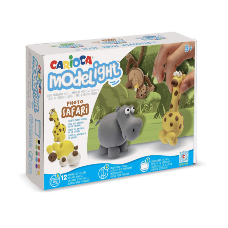 Set de Pâte à Modeler Photo Safari avec Outils et Décor
