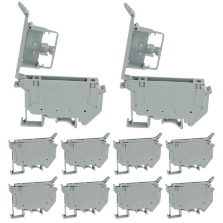 Pack de 10 Cosses à Vis YEHEI pour Rail DIN - Support de Fusible UK5