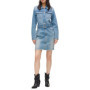 Robe en Jean Ceinturée Bleu Délavé - KARL LAGERFELD JEANS