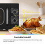 Four à Micro-ondes Comfee avec Grill 20L - Design Rétro Noir