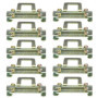 10 Vis de Fixation en Métal pour Rail DIN 35mm - Garosa