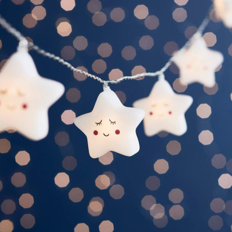 Guirlande Lumineuse Étoiles LED pour Enfants - Lights4fun