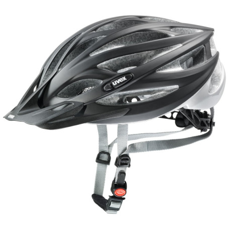 Casque de Vélo Uvex Oversize - Confort et Sécurité pour Adultes - Noir Mat Argenté