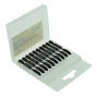 Jeu d'embouts de tournevis SabreCut PZ2 Heavy Duty avec boîte de rangement - 10 pièces