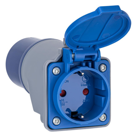 Adaptateur CEE vers Schuko 16 A - Idéal pour Camping et Extérieur