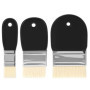 Lot de 3 Pinceaux Plat QWORK pour Aquarelle et Acrylique - 25mm, 55mm, 75mm