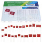 Lot de 200 Condensateurs en Polypropylène QWORK - 23 Valeurs de 1 nF à 1 µF