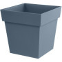 Pot de Fleur Carré Toscane EDA - 50 cm - Bleu Jean