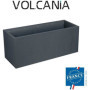Jardinière Volcania EDA 98L en Pierre Décorative - Intérieur/Extérieur - Gris Anthracite