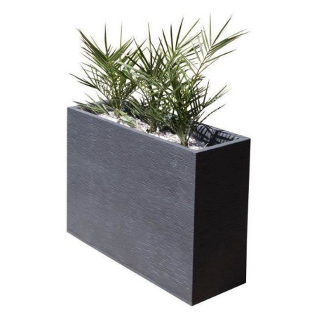 Jardinière Muret Loft Graphit - EDA - 46L - Intérieur/Extérieur