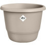 Pot de Fleur Rond Elho Amiga 55L Beige pour Extérieur