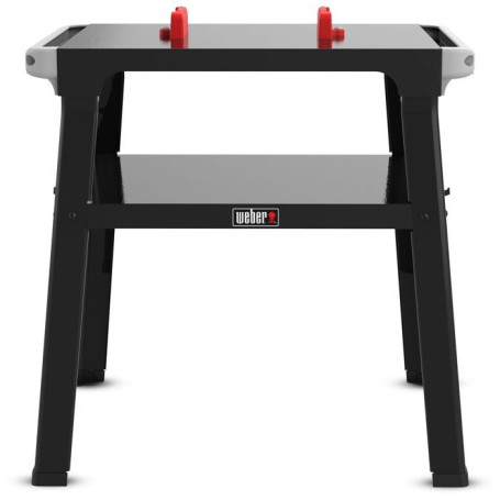 Support de Barbecue Lumin Compact Weber avec Étagère et Crochets