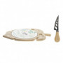 Plateau à fromages DKD Home Decor Volet Multicouleur Bambou Grès Tropical (28 x 25,99 €