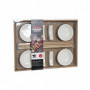 Set de sushi DKD Home Decor Naturel Blanc Bambou Grès (27,3 x 20,3 x 2,5 cm) 21,99 €