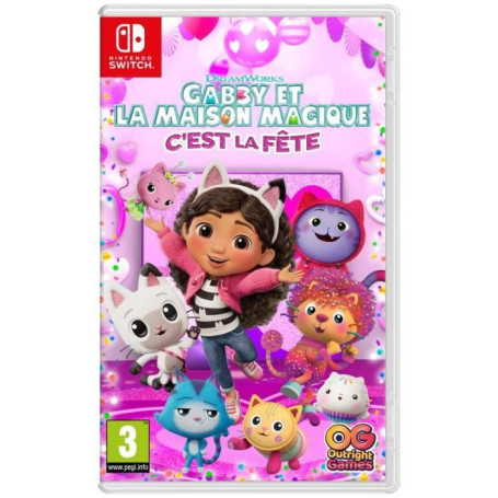 Gabby et la Maison Magique : C'est la Fête - Jeu Aventure Nintendo Switch