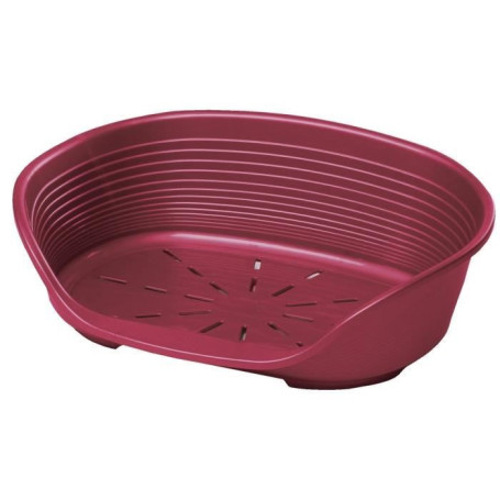 Corbeille Siesta Deluxe pour Chien - Confort Optimal en Bordeaux