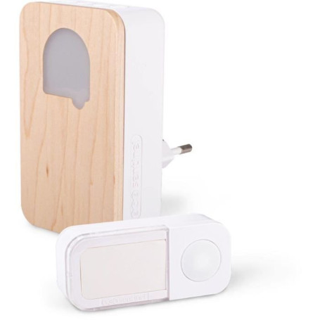 Carillon SCS Sentinel SONE Cosy en Bois - Sans Fil et Résistant aux Intempéries