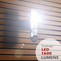 Caméra de Surveillance Extérieure KYF M30 Connectée Wifi Rotative avec Éclairage LED 1600 Lm