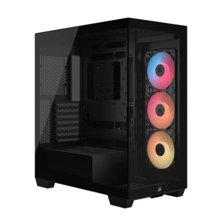 Boîtier PC CORSAIR 3500X RSR ARGB en Verre Trempé - Noir