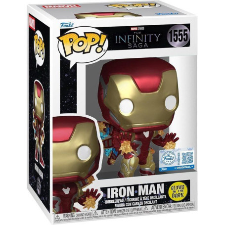 Figurine Funko Pop! Marvel - Iron Man avec Faisceaux d'Énergie