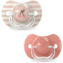 Lot de 2 sucettes symétriques Birdies - SUAVINEX - 18 mois et plus - Rose