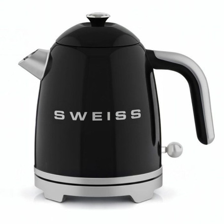 Bouilloire Électrique Vintage KTS9 1L 1000W Noir - SWEISS