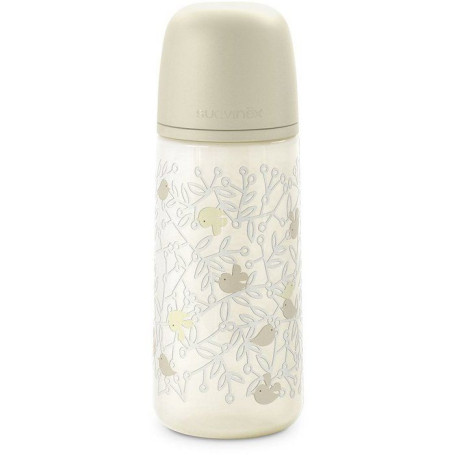Biberon Suavinex Birdies 360 ml avec Tétine SX Pro Beige