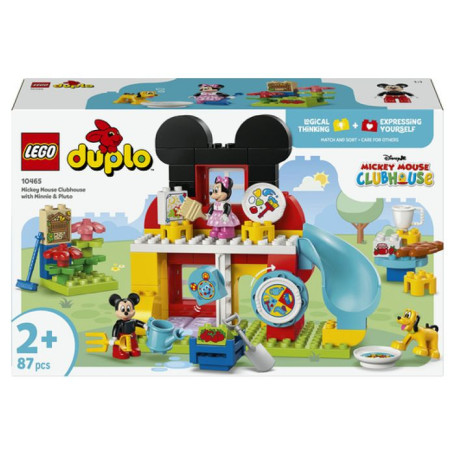 Maison de Mickey Mouse à construire avec Minnie et Pluto