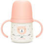 Biberon avec anses SUAVINEX NIGHT&DAY WILD&FREE 150 ml Rose