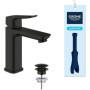Mitigeur de lavabo GROHE DICE M - Noir mat avec vidage clic-clac