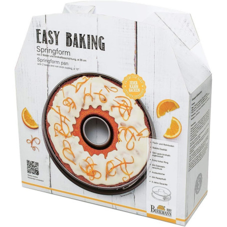 Moule à Gâteau Amovible BIRKMANN - Acier Carbone Anti-Adhésif 26 cm