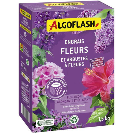 Engrais Fleurs ALGOFLASH 1,5 kg - Performance Naturelle