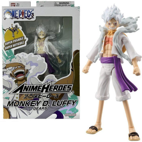 Figurine Luffy Gear 5 - One Piece - Anime Heroes 17 cm