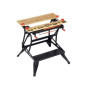 Etabli Pliable avec Etau BLACK+DECKER WM825-XJ - Charge 250 kg