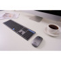 Clavier Sans Fil Élégant AZERTY en Métal - BLUESTORK