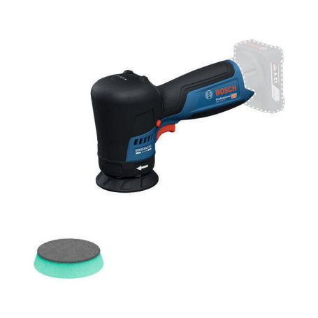 Polisseuse Orbitale Sans Fil BOSCH PROFESSIONAL GPO 12V-77 avec Plateau et Tampon de Polissage 77mm