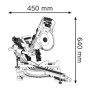 Scie Radiale Bosch Professional GCM 8 SDE - 1600W, 261mm