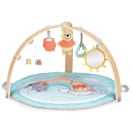 Tapis d'éveil Disney Baby Winnie l'Ourson - Évolutif et Réversible avec Jouets