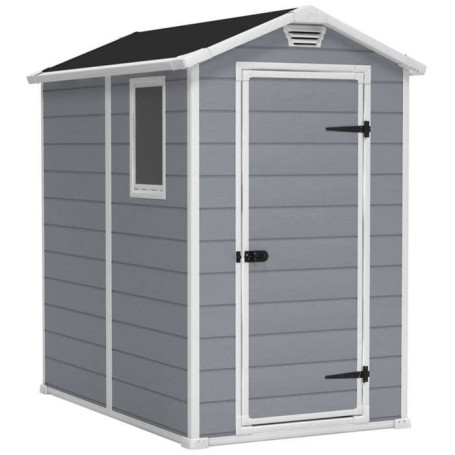 Abri de jardin KETER Manor 2,5 m² - Élégance et Durabilité en Gris