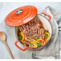 Cocotte en Fonte Émaillée 24 cm - COSY & TRENDY - Idéale pour Ragoûts