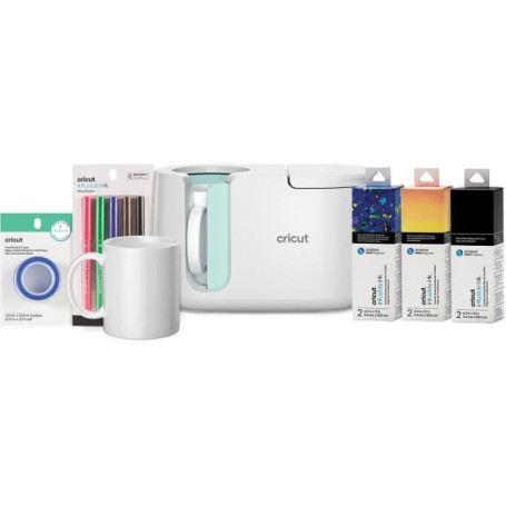Coffret de démarrage MugPress Cricut - Création de mugs personnalisés