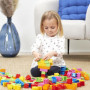 Sac Tube de Briques Abrick - 50 Pièces Colorées pour Petits Constructeurs
