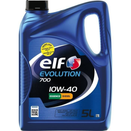 Huile Moteur ELF Evolution 700 10W-40 - 5L Performance Supérieure